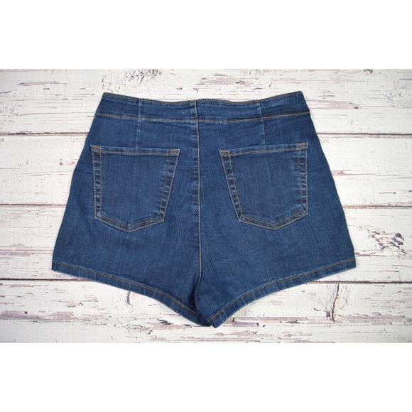 Wild Fable Highest Rise Denim Shorts Women's Juniors Size 10/30R Pre-Owned - Picture 11 of 11